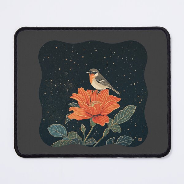 Item preview, Midnight Bloom Bird designed and sold by mellow-koko.