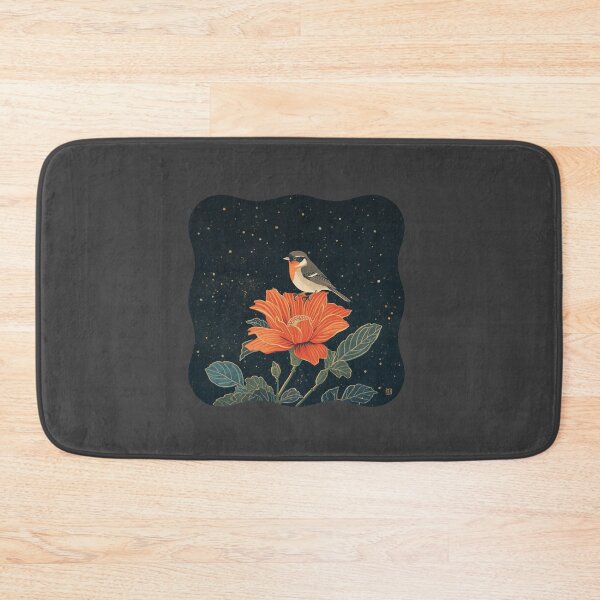Item preview, Midnight Bloom Bird designed and sold by mellow-koko.