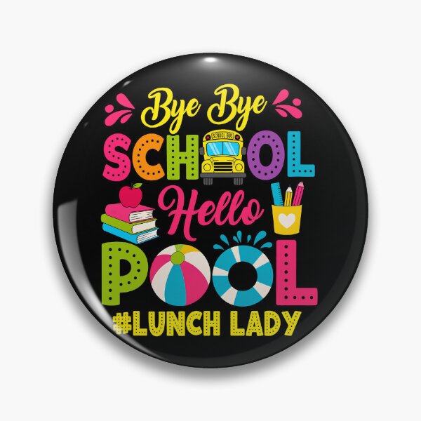 Item preview, Bye Bye School Lunch Lady Summer Vacation designed and sold by cass-vale-lab.