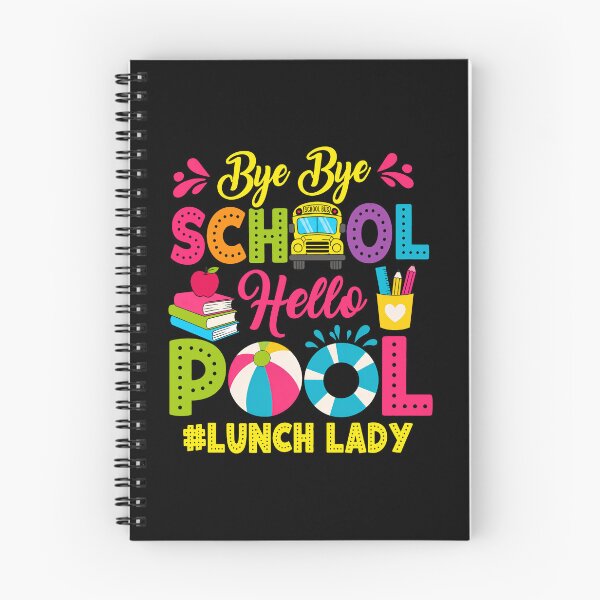 Item preview, Bye Bye School Lunch Lady Summer Vacation designed and sold by cass-vale-lab.