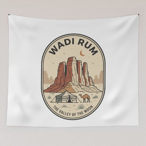 Item preview, Wadi Rum Jordan Valley of the Moon Vintage designed and sold by k3rstman1.