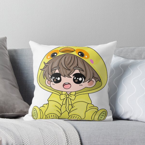 Item preview, Cute Duck Hoodie Chibi Kid – Kawaii Yellow Cartoon Character designed and sold by Doodle_Craze.