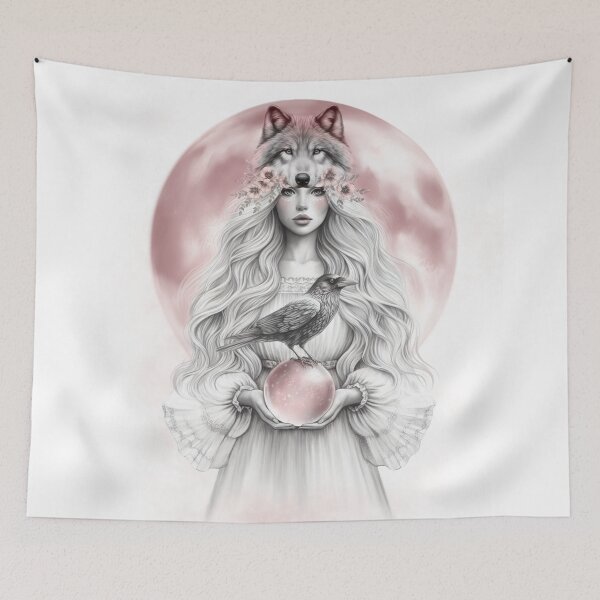 Item preview, Veiled Moon designed and sold by Andrea Hrnjak.