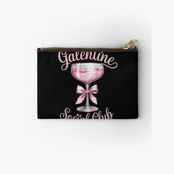 Item preview, Galentine Social Club Valentines Day coquette pink bow wine designed and sold by sailorjessiArt.