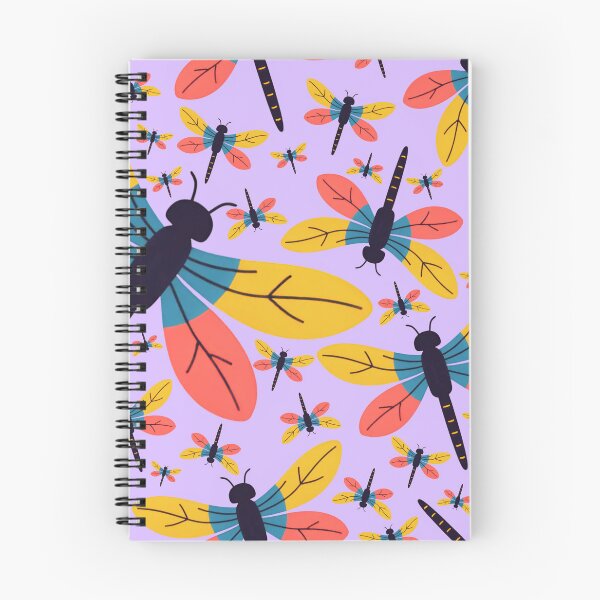 Item preview, Cute Pastel Dragonfly Seamless Pattern Design designed and sold by NadDot.
