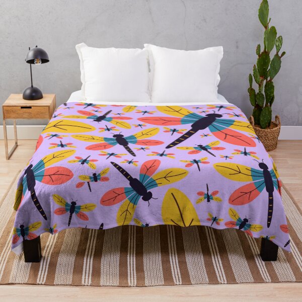 Item preview, Cute Pastel Dragonfly Seamless Pattern Design designed and sold by NadDot.