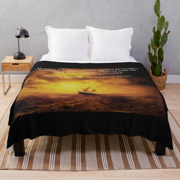 Item preview, Joseph Conrad quote: An artist is a man of action, whether he creates a personality, invents an expedient, or finds the issue of a complicated situation. designed and sold by artbleed.