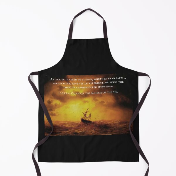 Item preview, Joseph Conrad quote: An artist is a man of action, whether he creates a personality, invents an expedient, or finds the issue of a complicated situation. designed and sold by artbleed.