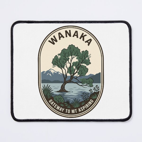 Item preview, Vintage Lake Wanaka Tree New Zealand Nature Badge designed and sold by k3rstman1.