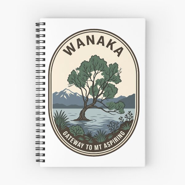 Item preview, Vintage Lake Wanaka Tree New Zealand Nature Badge designed and sold by k3rstman1.