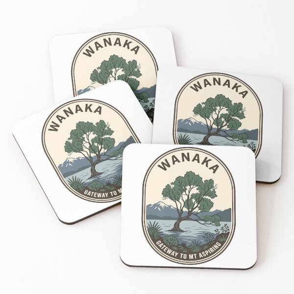 Item preview, Vintage Lake Wanaka Tree New Zealand Nature Badge designed and sold by k3rstman1.