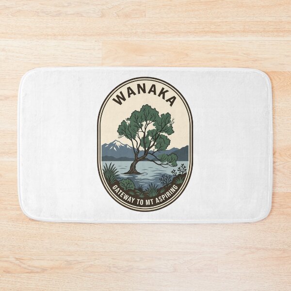Item preview, Vintage Lake Wanaka Tree New Zealand Nature Badge designed and sold by k3rstman1.