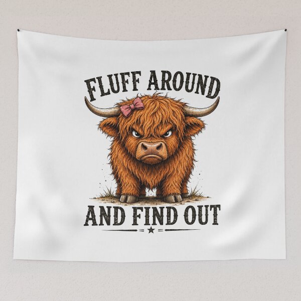 Item preview, Fluff Around and Find Out  designed and sold by zoes-ink.