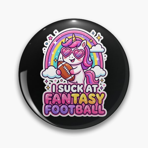 Item preview, I Suck At Fantasy Football Cute Unicorn Funny Football designed and sold by dudelinart.