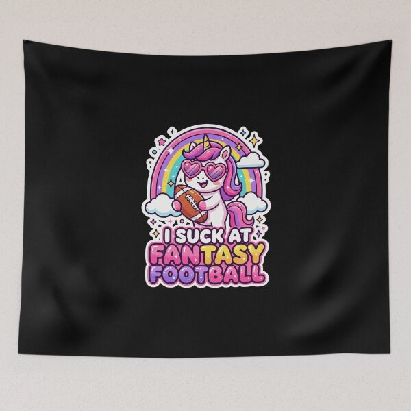 Item preview, I Suck At Fantasy Football Cute Unicorn Funny Football designed and sold by dudelinart.