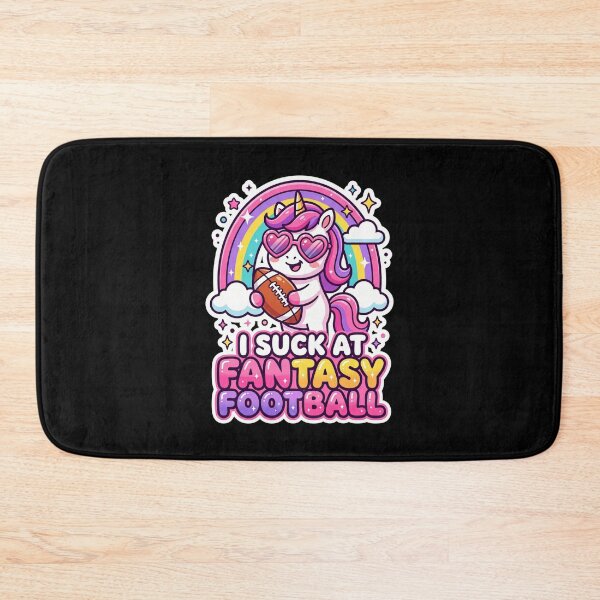 Item preview, I Suck At Fantasy Football Cute Unicorn Funny Football designed and sold by dudelinart.