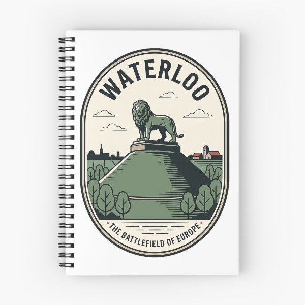 Item preview, Vintage Waterloo Battlefield Lion Mound Travel Emblem designed and sold by k3rstman1.