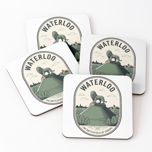 Item preview, Vintage Waterloo Battlefield Lion Mound Travel Emblem designed and sold by k3rstman1.