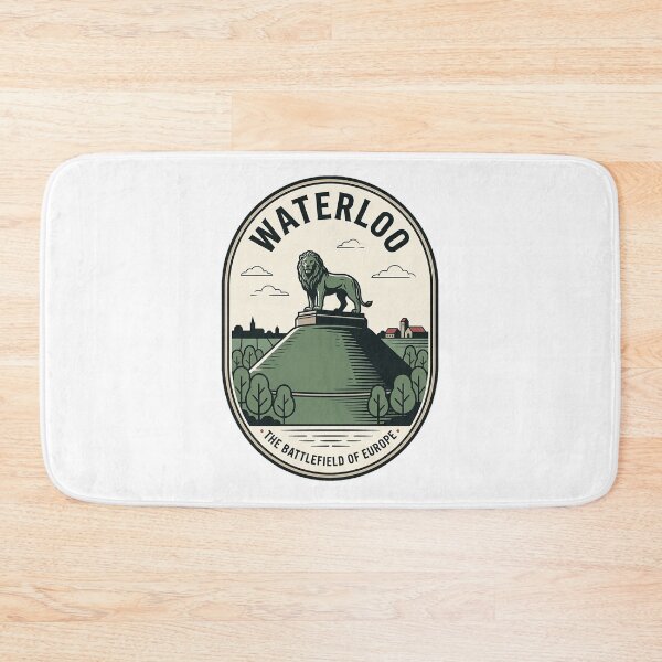 Item preview, Vintage Waterloo Battlefield Lion Mound Travel Emblem designed and sold by k3rstman1.