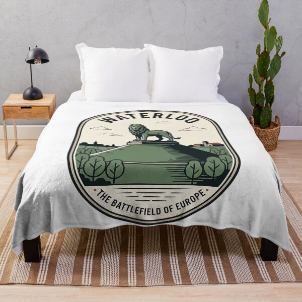 Item preview, Vintage Waterloo Battlefield Lion Mound Travel Emblem designed and sold by k3rstman1.