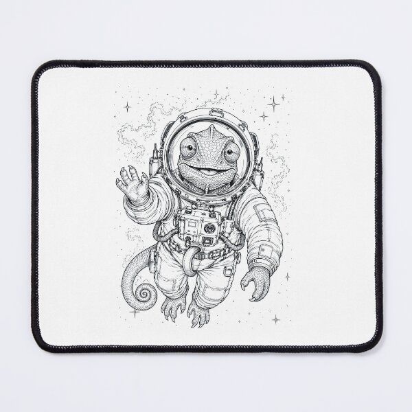 Item preview, Vintage Chameleon Astronaut Animal Lover designed and sold by TerryConnells.