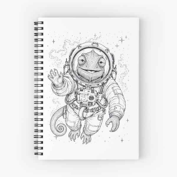 Item preview, Vintage Chameleon Astronaut Animal Lover designed and sold by TerryConnells.