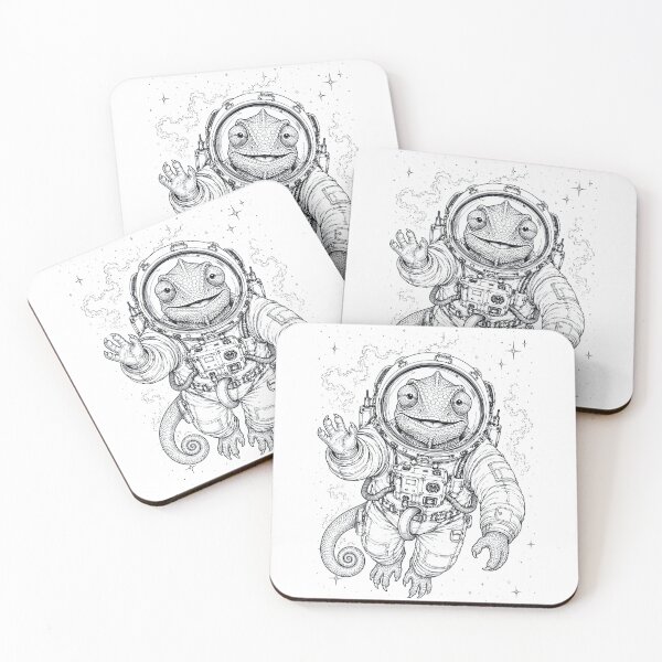Item preview, Vintage Chameleon Astronaut Animal Lover designed and sold by TerryConnells.