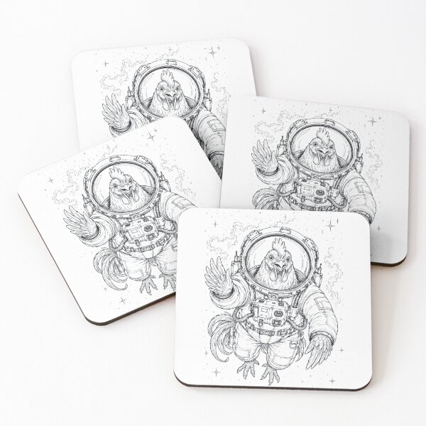 Item preview, Vintage Chicken Astronaut Animal Lover designed and sold by TerryConnells.