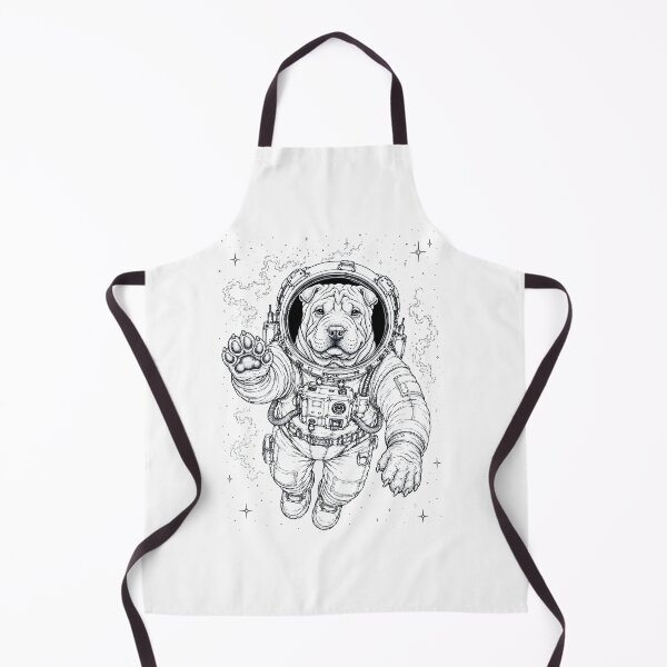 Item preview, Vintage Chinese Shar Pei Astronaut Dog Dad Mom Lover designed and sold by TerryConnells.