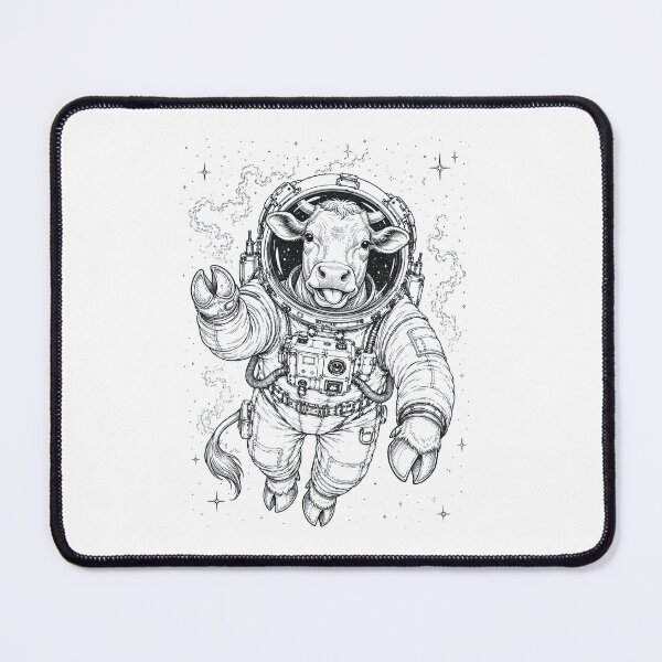 Item preview, Vintage Cow Astronaut Animal Lover designed and sold by TerryConnells.