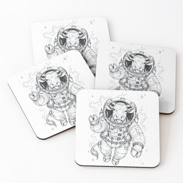 Item preview, Vintage Cow Astronaut Animal Lover designed and sold by TerryConnells.