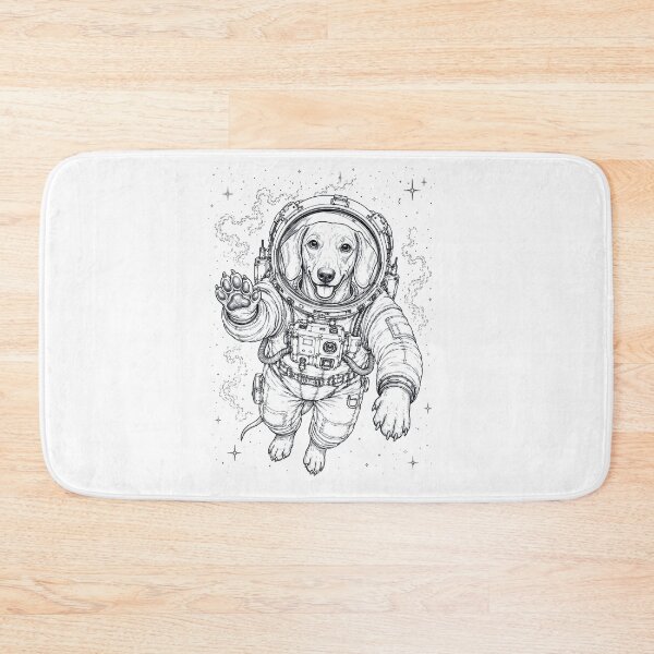 Item preview, Perro salchicha astronauta vintage, amante de papás y mamás designed and sold by TerryConnells.