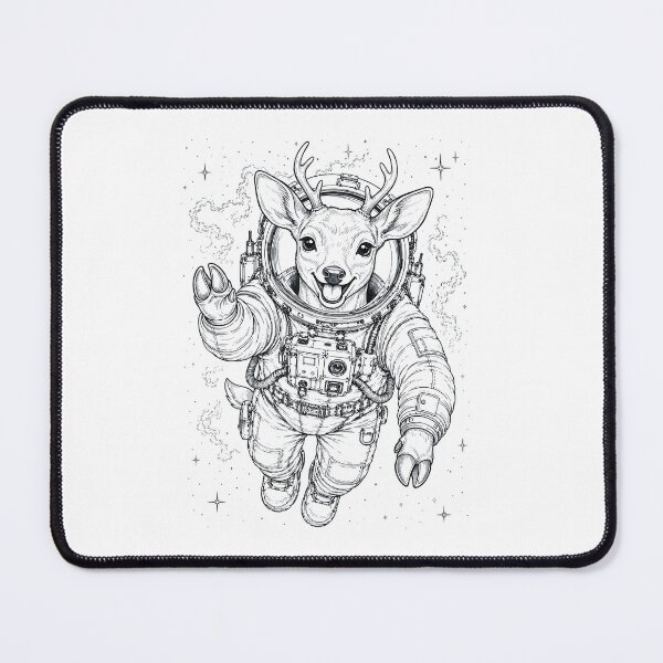 Item preview, Vintage Deer Astronaut Animal Lover designed and sold by TerryConnells.