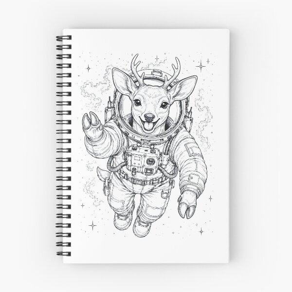 Item preview, Vintage Deer Astronaut Animal Lover designed and sold by TerryConnells.