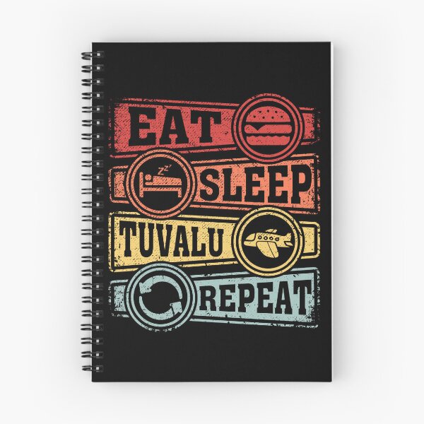 Item preview, Eat Sleep Tuvalu Repeat designed and sold by GabbyKash.