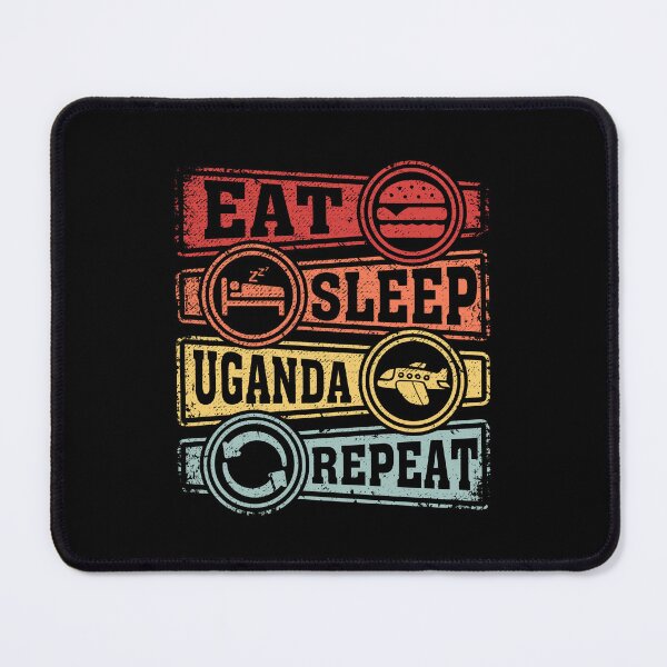 Item preview, Eat Sleep Uganda Repeat designed and sold by GabbyKash.