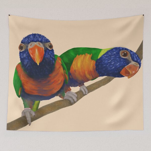 Item preview, Juvenile Lorikeet Art designed and sold by pealypi.