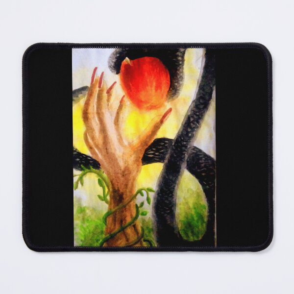 Item preview, Original watercolor painting of Eve and apple designed and sold by Shukasya-Arts.