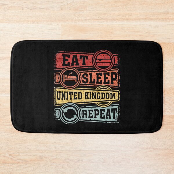 Item preview, Eat Sleep United Kingdom Repeat designed and sold by GabbyKash.