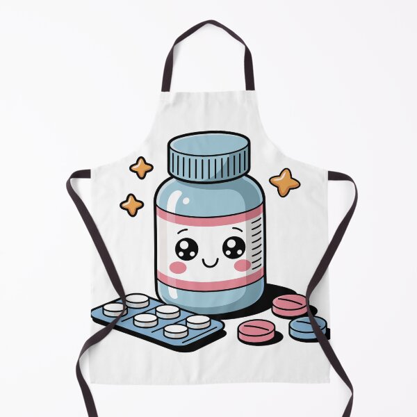 Item preview, Cute Medicine Bottle Character – Funny Pill Cartoon Illustration designed and sold by Doodle_Craze.