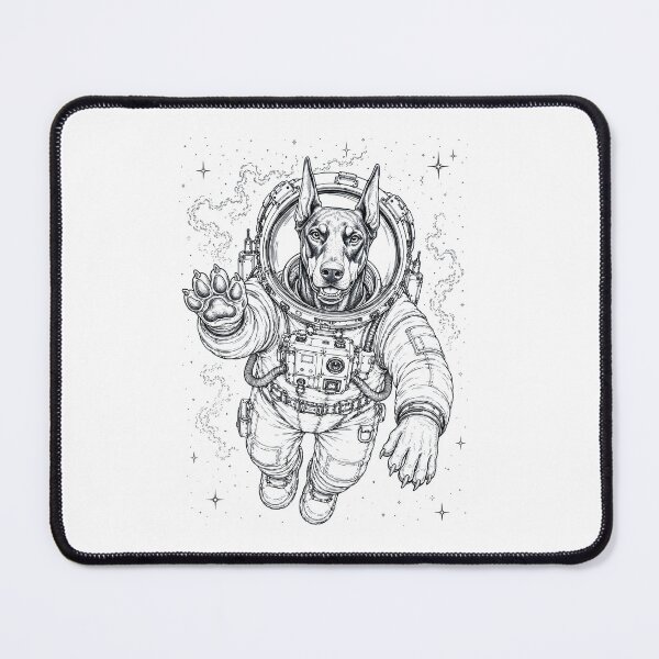 Item preview, Vintage Doberman Pinscher Astronaut Dog Dad Mom Lover designed and sold by TerryConnells.