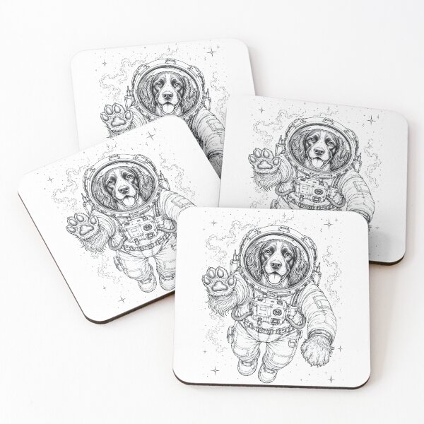Item preview, Vintage English Springer Spaniel Astronaut Dog Dad Mom Lover designed and sold by TerryConnells.