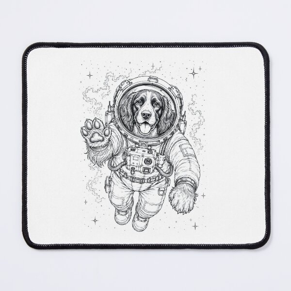 Item preview, Vintage English Springer Spaniel Astronaut Dog Dad Mom Lover designed and sold by TerryConnells.