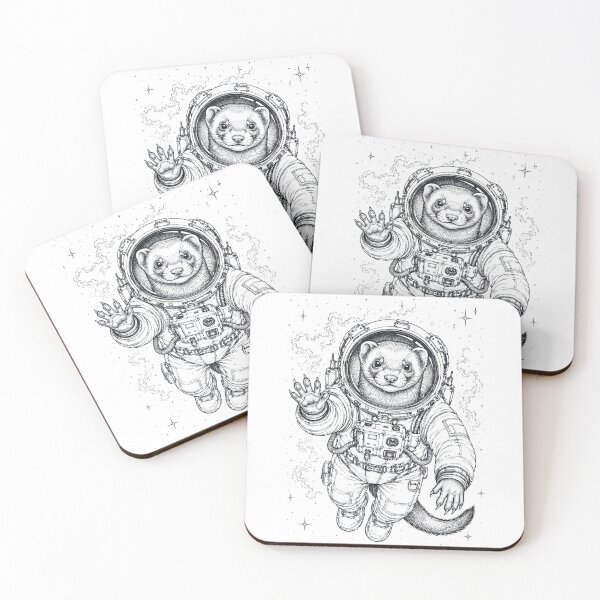 Item preview, Vintage Ferret Astronaut Animal Lover designed and sold by TerryConnells.