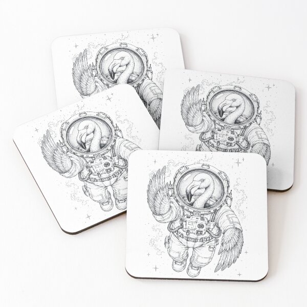 Item preview, Vintage Flamingo Astronaut Animal Lover designed and sold by TerryConnells.