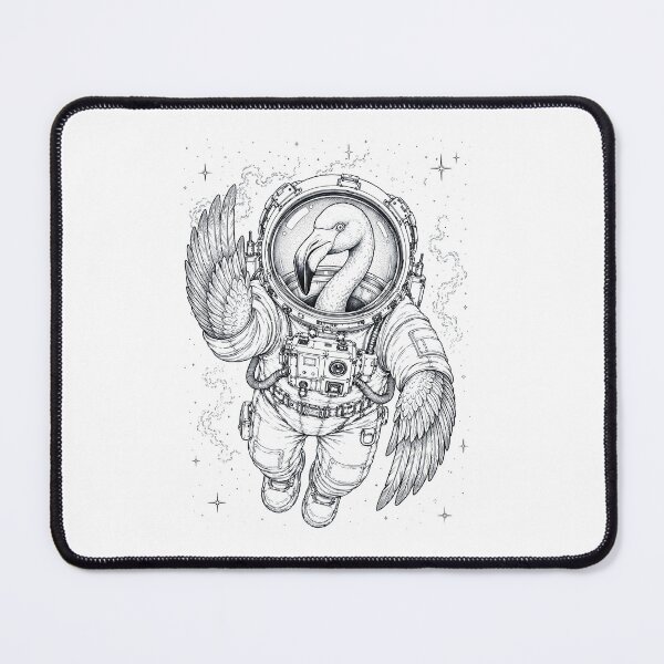 Item preview, Vintage Flamingo Astronaut Animal Lover designed and sold by TerryConnells.