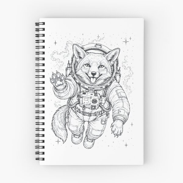 Item preview, Vintage Fox Astronaut Animal Lover designed and sold by TerryConnells.
