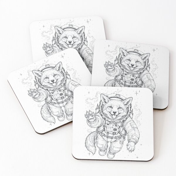 Item preview, Vintage Fox Astronaut Animal Lover designed and sold by TerryConnells.