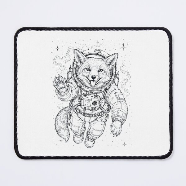Item preview, Vintage Fox Astronaut Animal Lover designed and sold by TerryConnells.