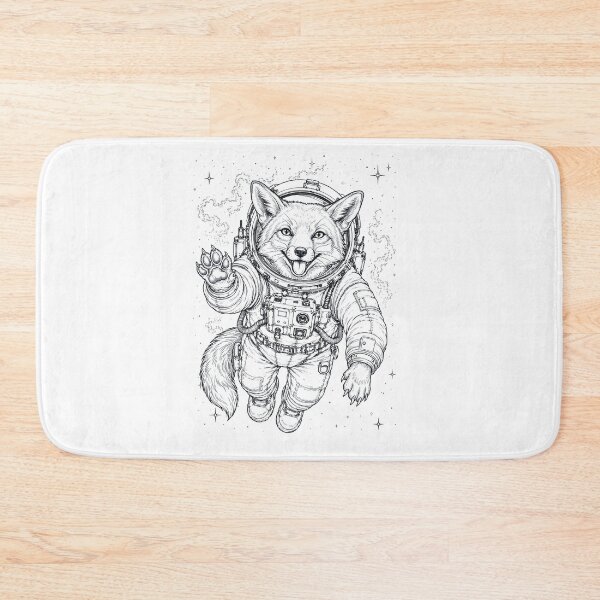 Item preview, Vintage Fox Astronaut Animal Lover designed and sold by TerryConnells.